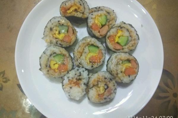 自制寿司卷,自制寿司卷的做法分享