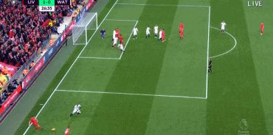 半场：库蒂尼奥破门，利物浦3-0沃特福德