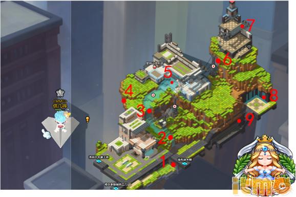 冒险岛2黄金宝箱位置,冒险岛2甜蜜城堡黄金宝箱