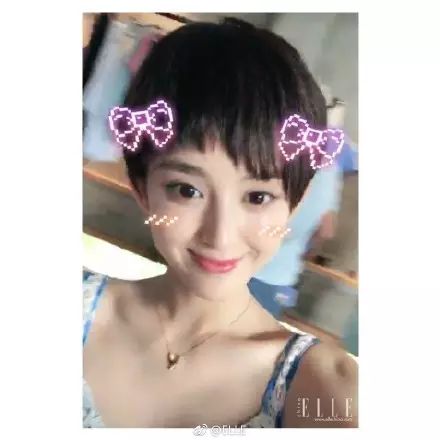 中长发也能扎的杨紫同款短发发型,短发杨紫同款发型