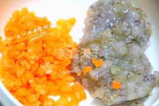 好看的辅食虾丸,无蛋时蔬虾丸婴儿辅食