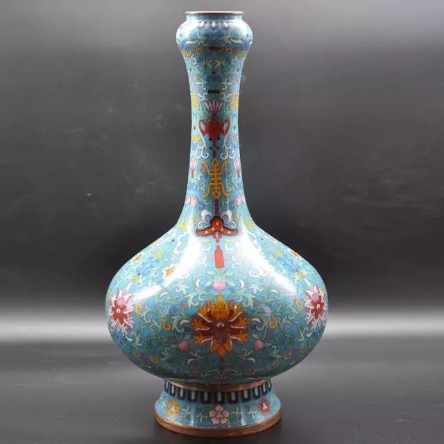 纯手工掐丝景泰蓝摆件,纯铜景泰蓝拉丝摆件