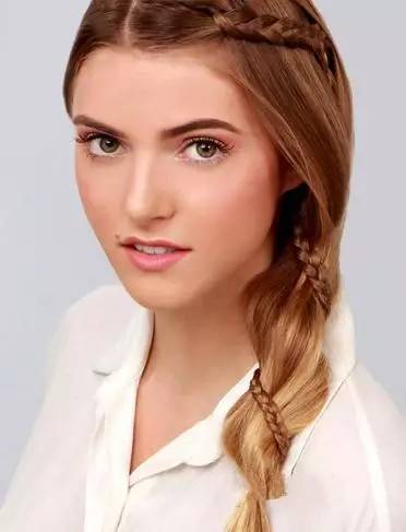 长直发帅气扎发,长直发都能怎么绑头发