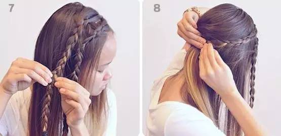 长直发帅气扎发,适合黑长直发的扎发