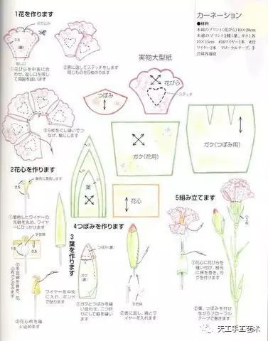 手工书制作花束,花朵手工书