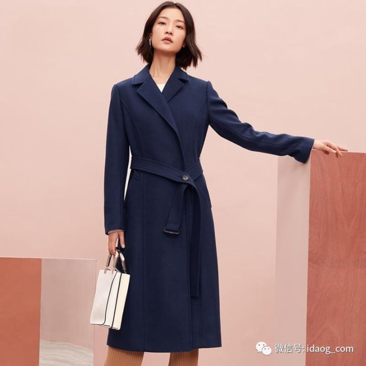 双排扣羊绒大衣怎么穿好看,双排扣系带大衣