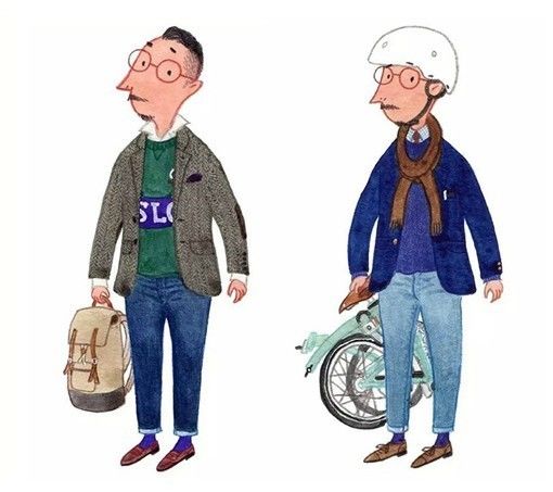 谈资|那个专门画绅士的Mr.Slowboy,这次帮dunhill画了一只狗