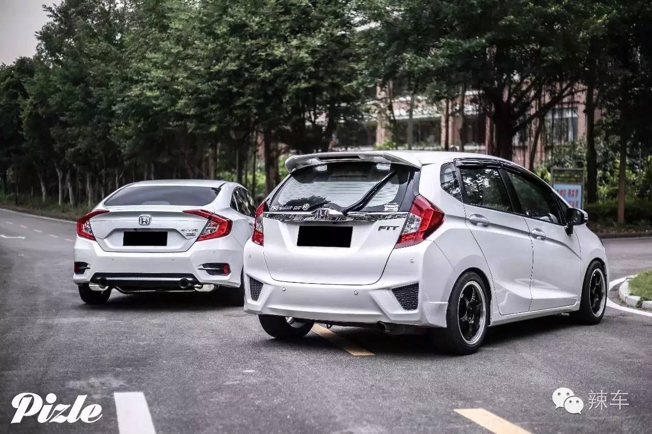 腊鸡本田，毁我青春，HondaFITXCIVIC