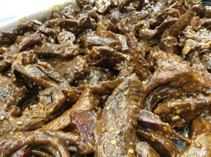 黑鸭鸭胗多少一斤,绝味黑鸭鸭爪100多一斤