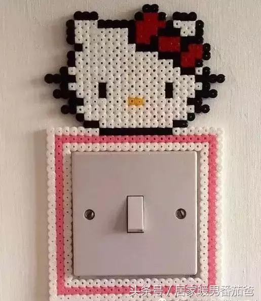 手工活大家一起干,拼豆豆手工教程