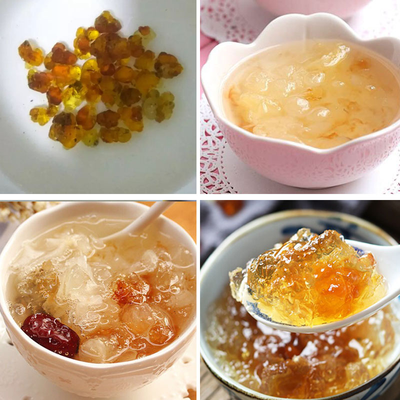 桃树流胶怎么做好吃,观赏桃树上的桃胶怎样做才好吃