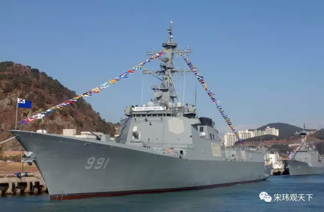 日韩海军对比,三代神盾舰对比图