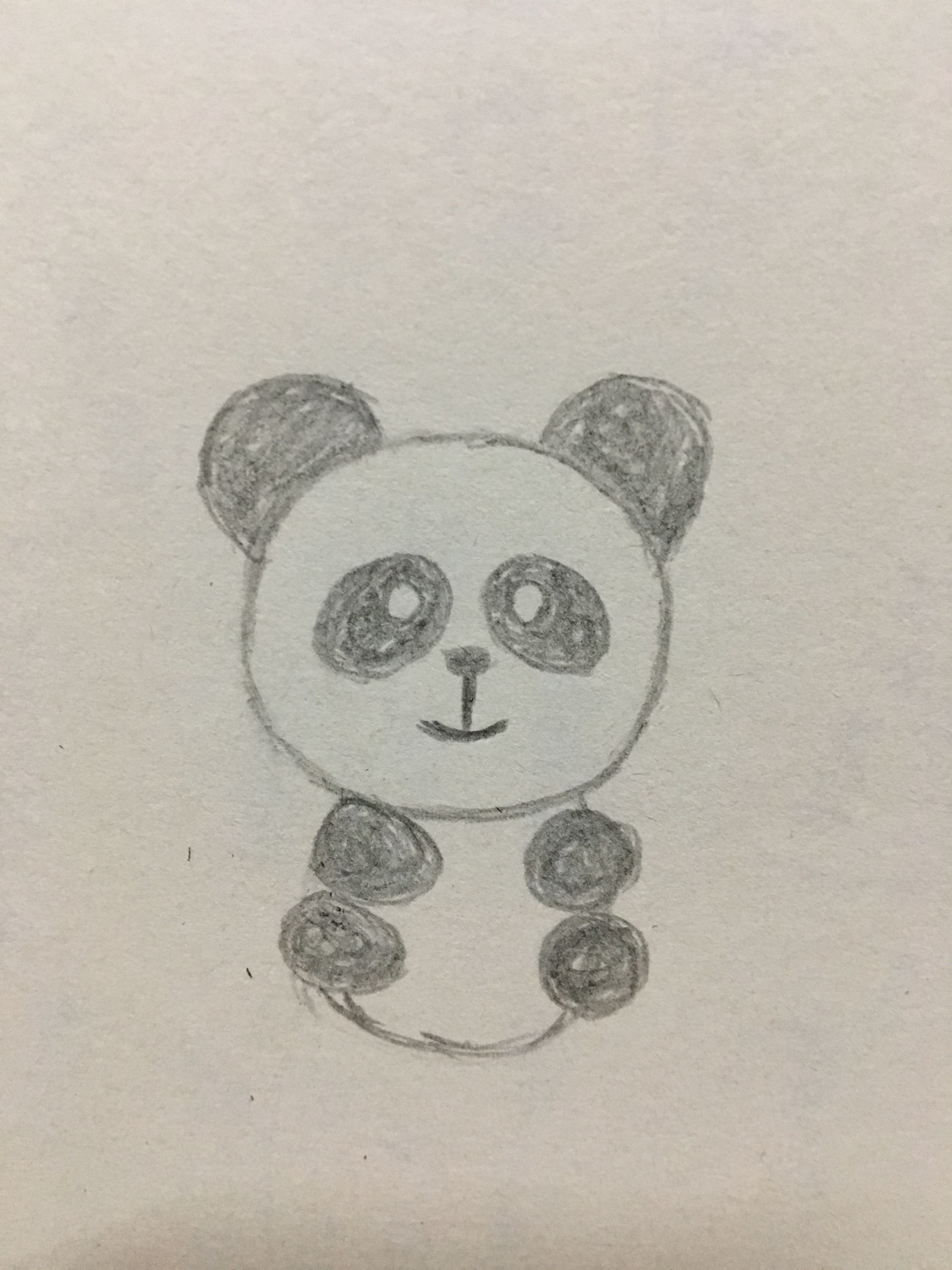 1-3岁儿童简笔画熊猫,熊猫简笔画图片大全大图