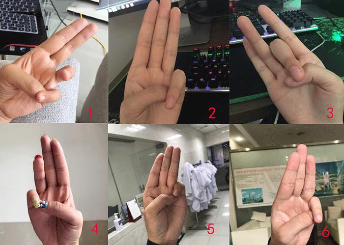 大拇指压住小拇指是什么手势,大拇指压小拇指伸手是什么手势