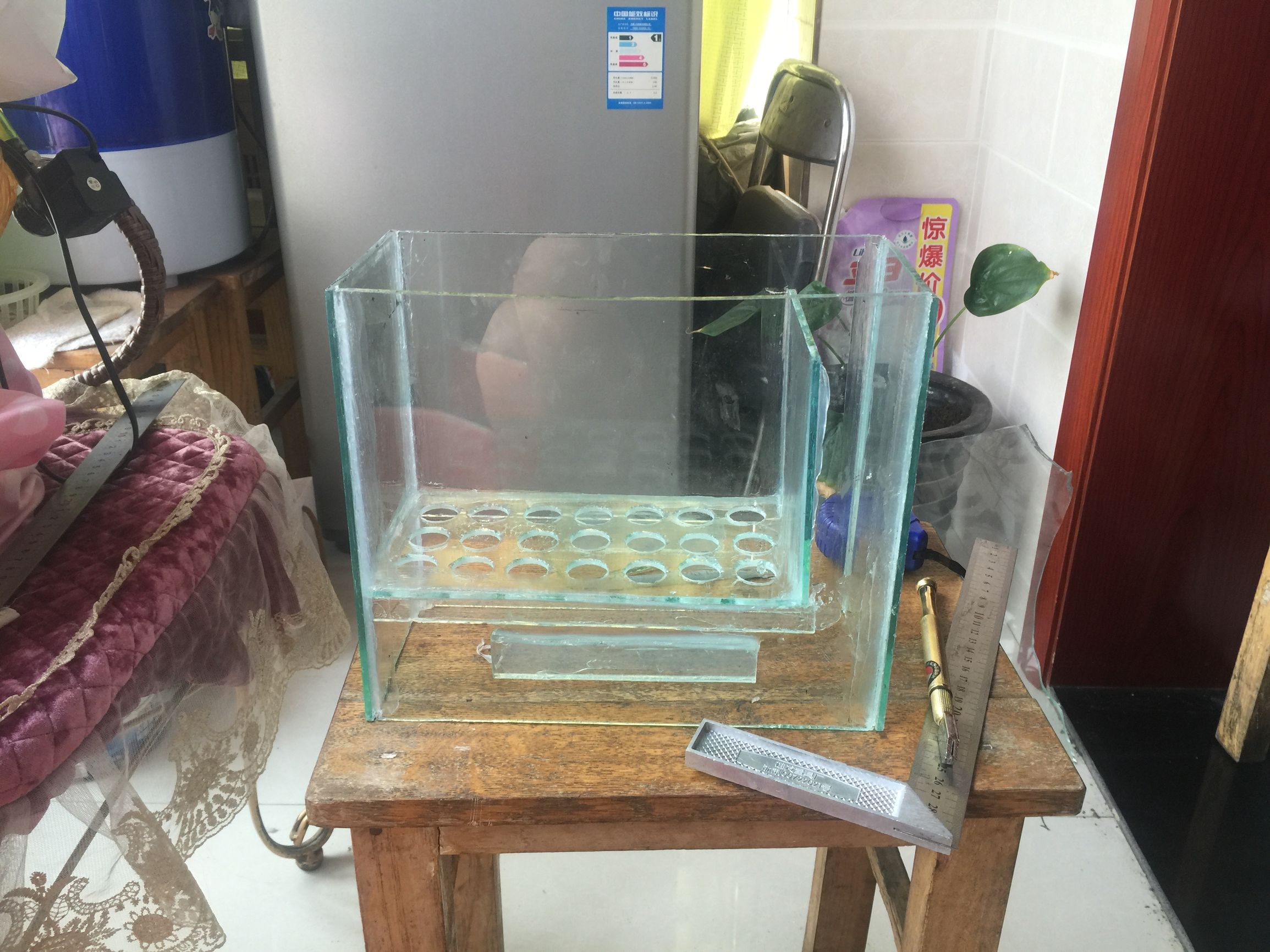 鱼缸diy用什么石头,鱼缸diy制作30元