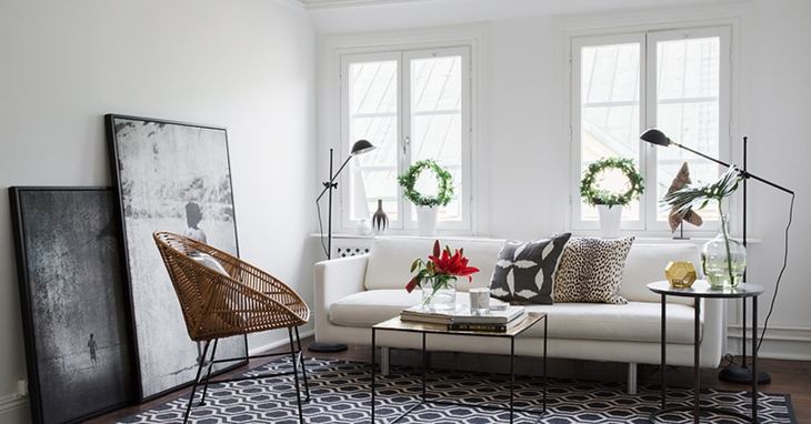 适合北欧风的客厅瓷砖,北欧简约风瓷砖上墙装修