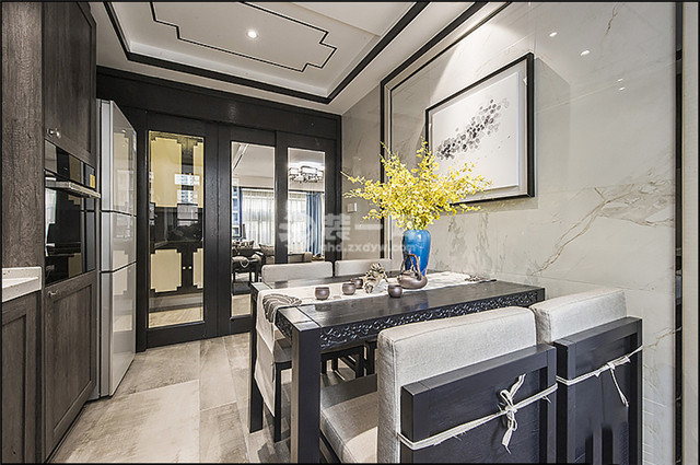 汤河铭筑简欧风格装修,汤河铭筑180多平米装修效果图