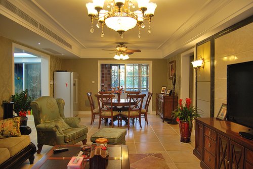 银河湾轻奢装修效果图,银河湾170平米