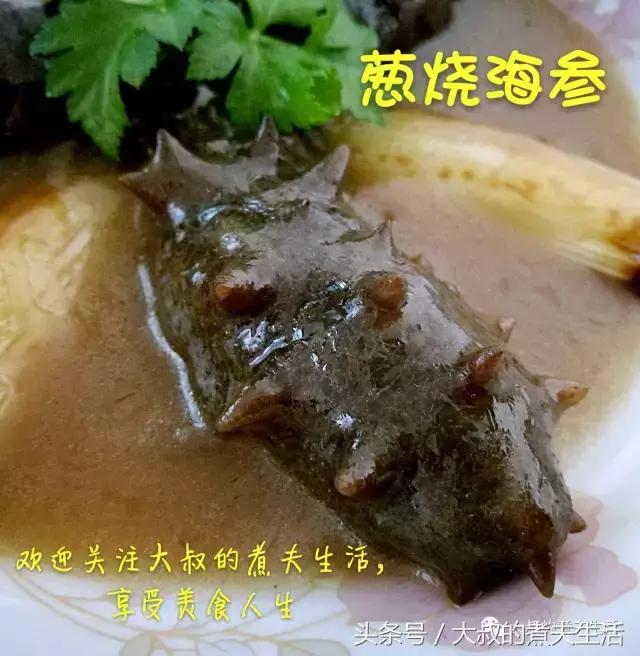 大师的菜葱烧海参的视频,浅谈十大名菜之葱烧海参