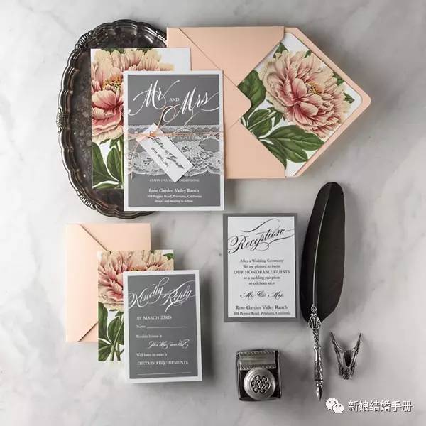 浪漫婚礼从发请柬开始，要像安以轩、周杰伦他们那样