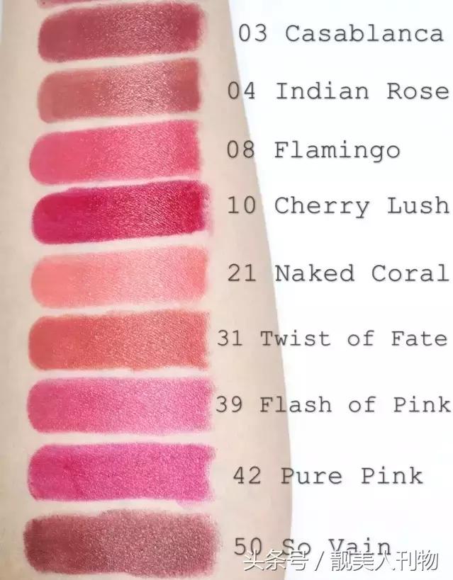 tomford口红颜色推荐,tomford十色套装