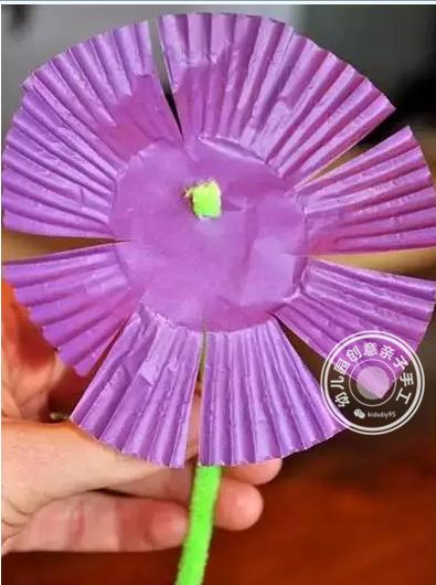 瓶子花朵手工制作幼儿园,瓶子创意花手工幼儿园