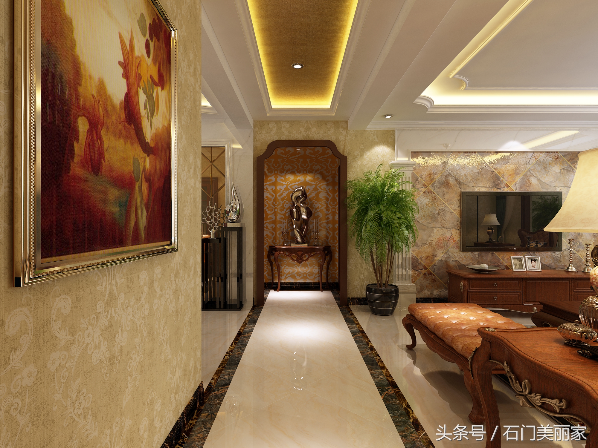 石家庄上河原著视频,石家庄翰林观天下小三居装修风格