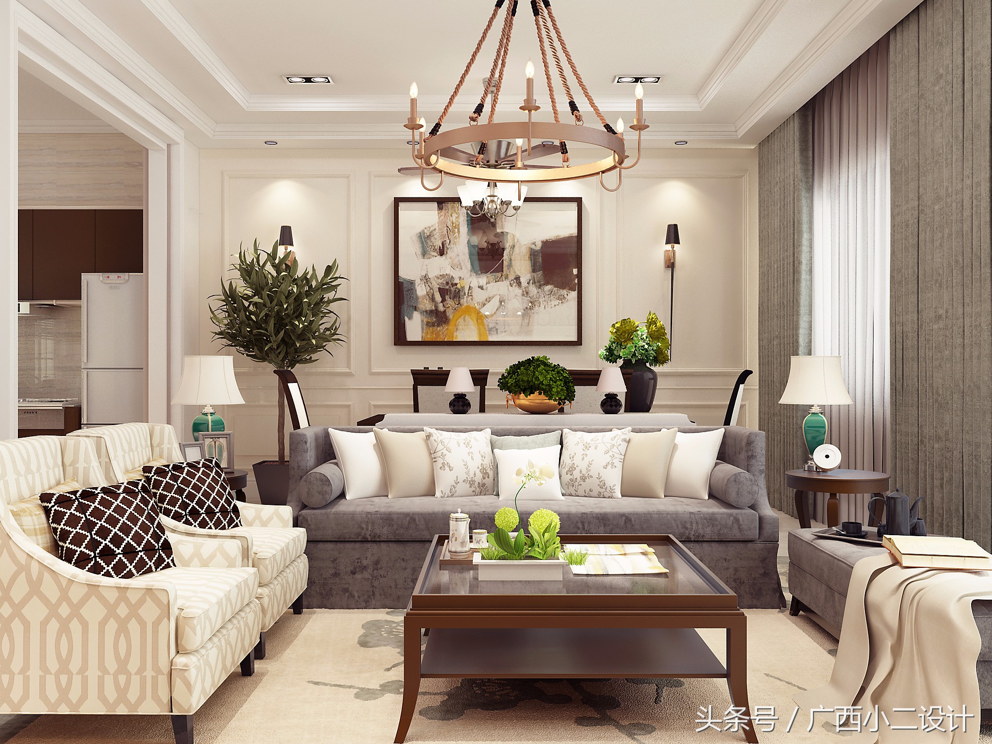 房间装修设计图1-3居室效果图,177平方米装修效果图