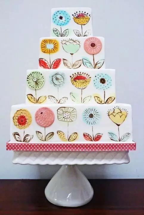 简单的婚礼蛋糕图片大全,最好看的婚礼蛋糕图片