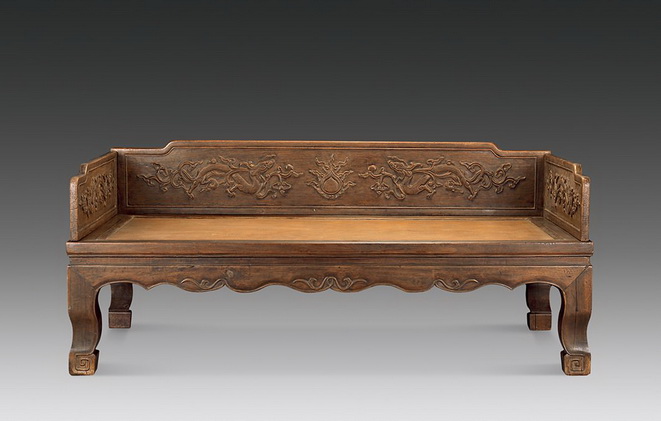 明式家具罗汉床款式,五屏风罗汉床和七屏风罗汉床