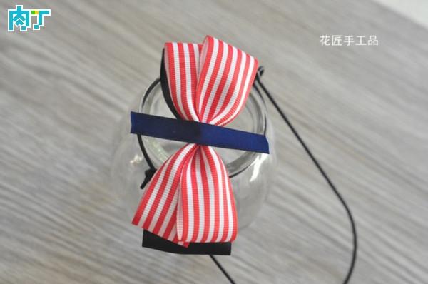 蝴蝶结发圈做法视频,蝴蝶结发圈制作教程简单