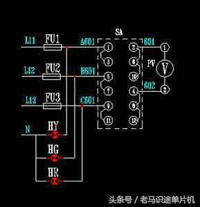 主令控制器在电路中各起什么作用,初级电工必备识别七个电路控制图