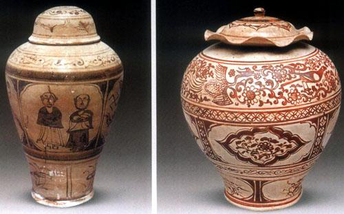 瓷器上的凤鸟纹,瓷器底款上的凤鸟纹图案