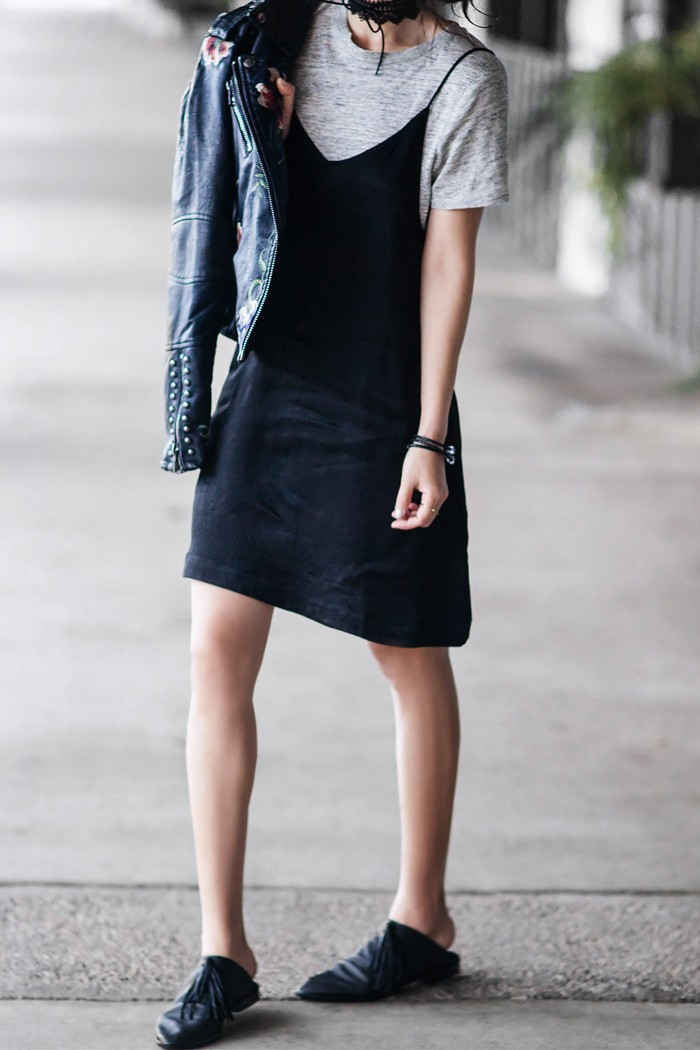 风靡时尚圈的slipdress，普通人应该怎么穿