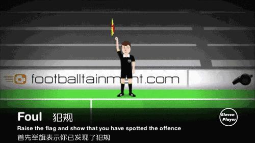 足球助理裁判员跑动路线,足球助理裁判员哪个手持旗