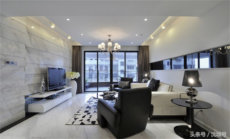 恒大精装房新中式风格装修案例,恒大名都现代简约风格装修效果图