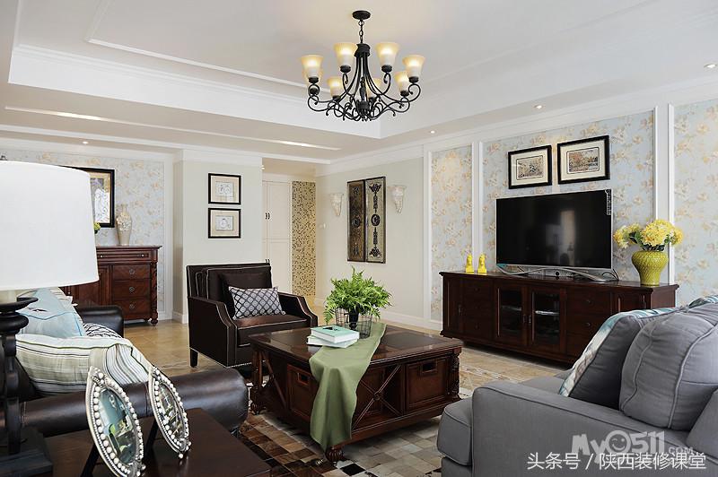 200平美式现代风格装修,228平现代美式风格