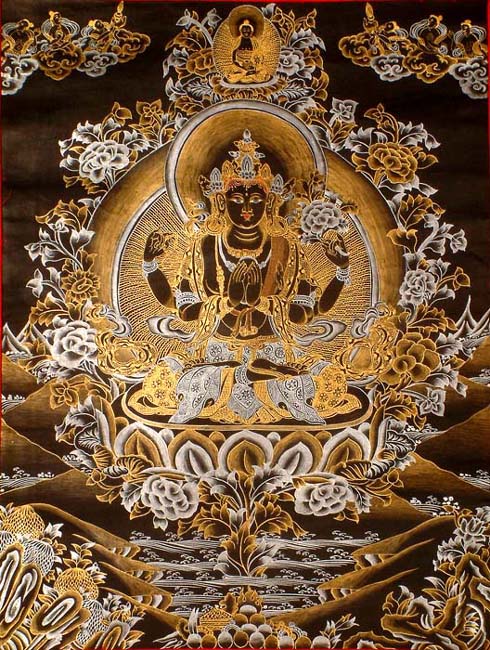 唐卡藏文化艺术品欣赏,精美的西藏唐卡艺术欣赏