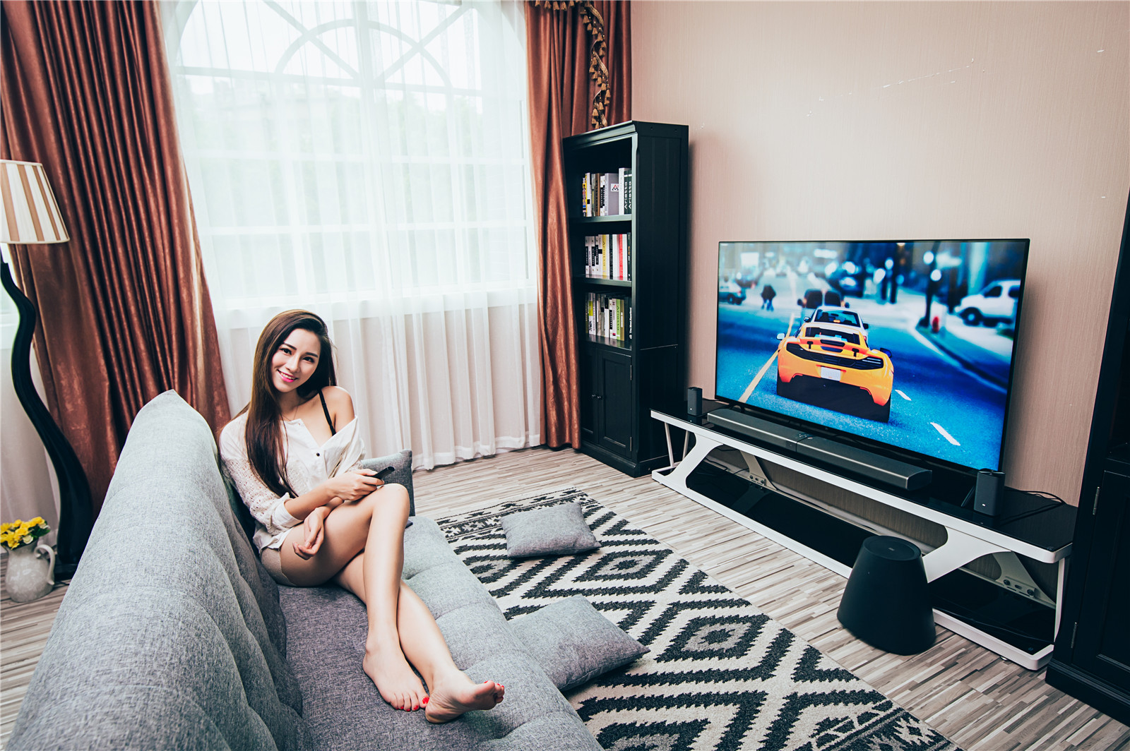 可以切西瓜的小米电视465英寸体验