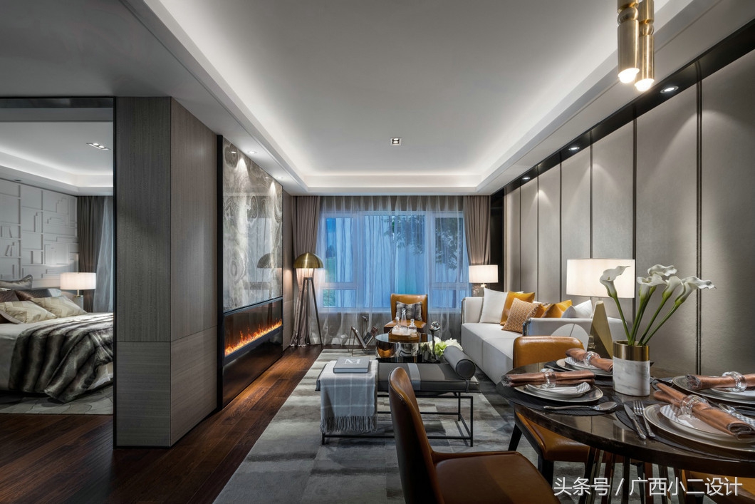 房屋装修风格效果图餐厅客厅一体,各种房间风格装修效果图