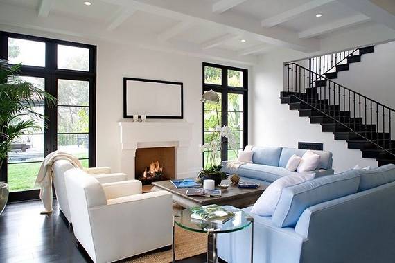 美式轻奢风客厅配色推荐,入门客厅怎么装修好看实用