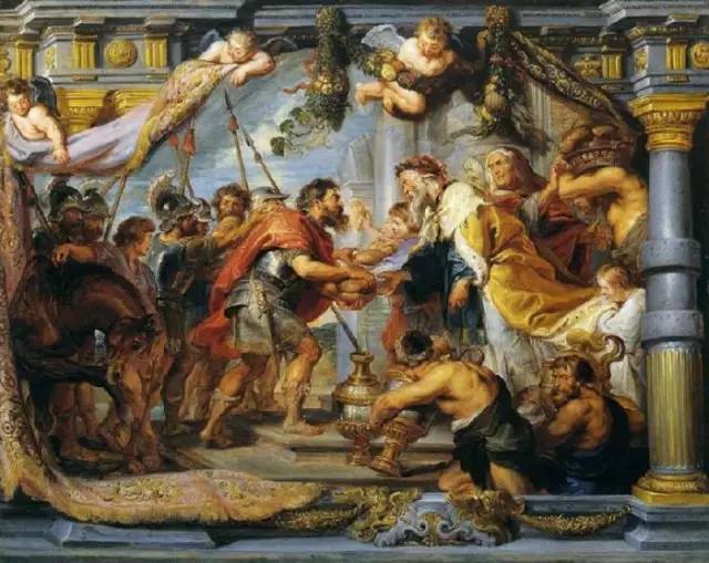 鲁本斯画家名画,鲁本斯素描作品集