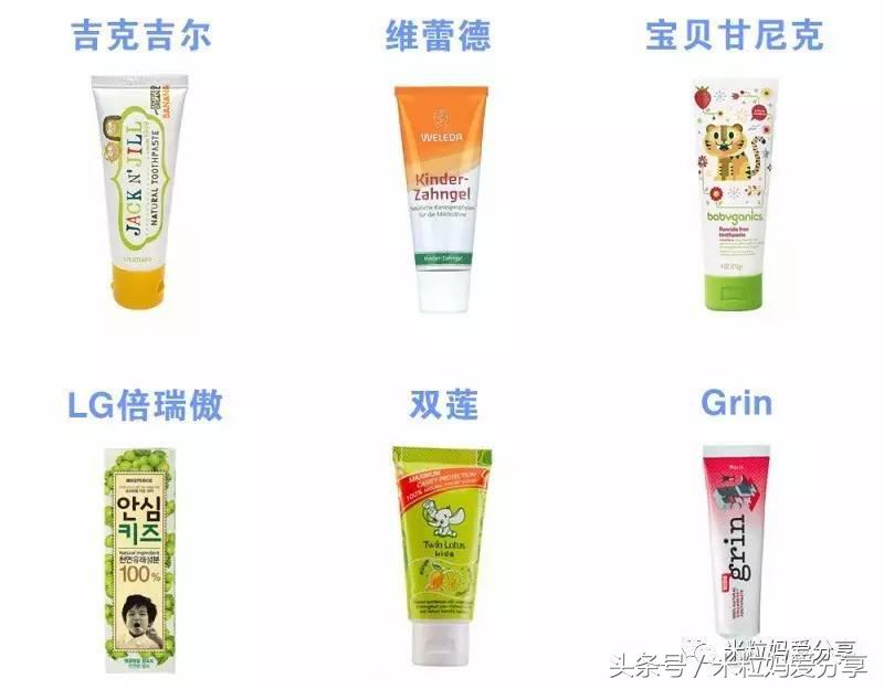 儿童牙膏如何看成分,儿童牙膏怎么挑选表格