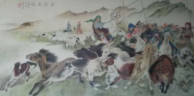 徐鲁白国画写意花鸟画作品,国画工笔花鸟画作品点评