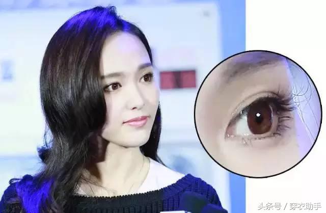 唐嫣没戴美瞳,唐嫣戴美瞳和没戴美瞳的对比照