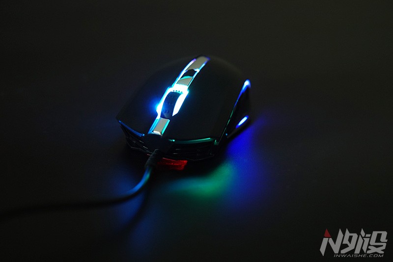 狼蛛580鼠标拆解测评,狼派at966鼠标拆解