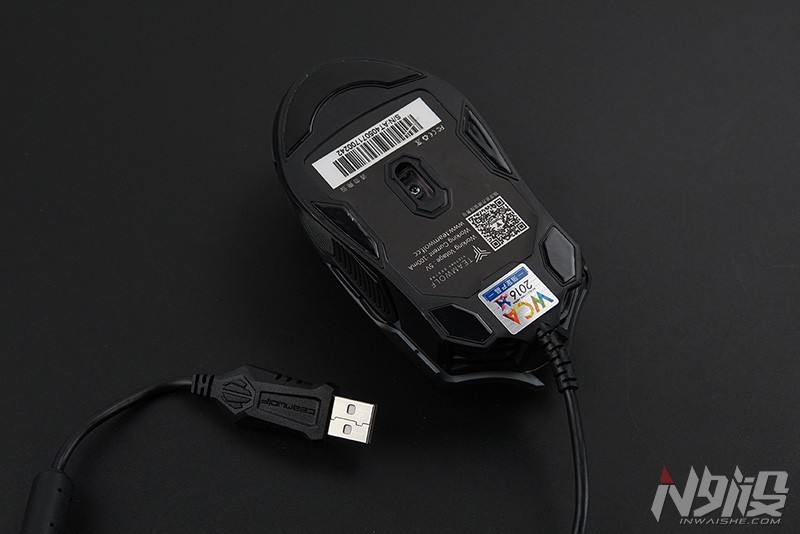 狼蛛580鼠标拆解测评,狼派鼠标拆解