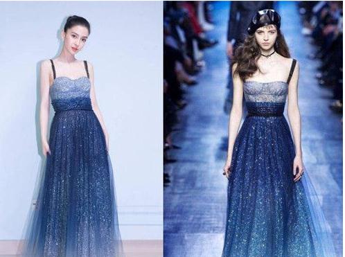 angelababy的星空裙,angelababy星空裙还有谁穿过
