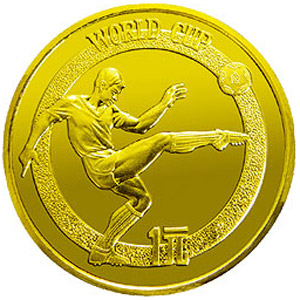 第一届足球锦标赛纪念币,第一届世界足球锦标赛纪念币