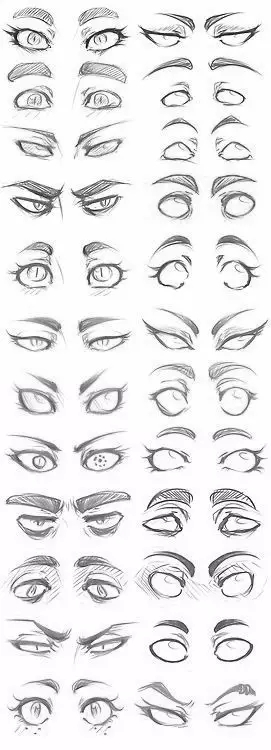 没有眼睛漫画人物怎么画,漫画人物手绘女生眼睛超简单